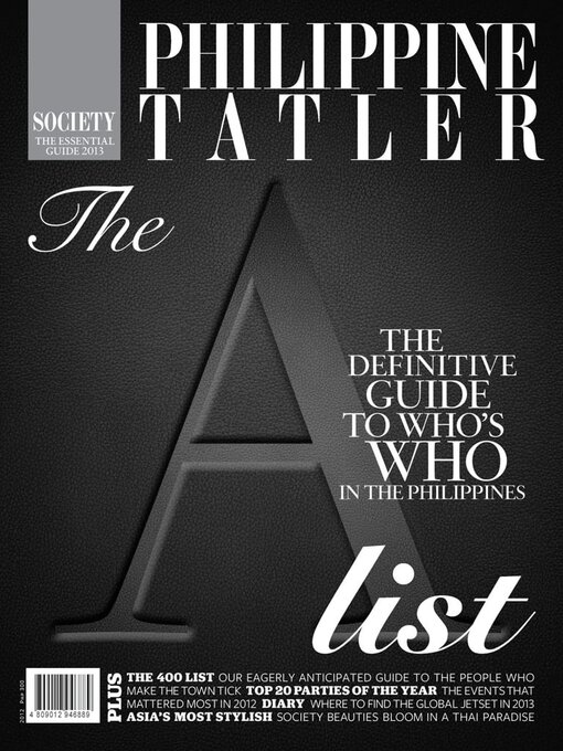 Title details for Philippine Tatler Society by Tatler Asia Limited - Available